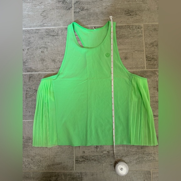 Lululemon Side Pleats Tennis Tank Top Pistachio 6 - Picture 6 of 11